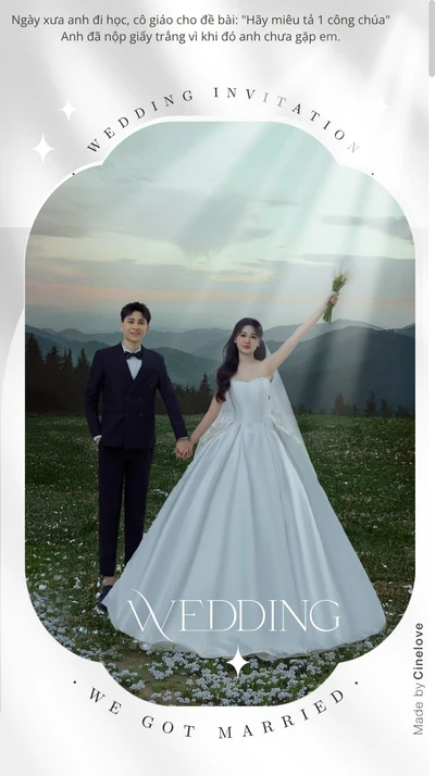 Thiệp cưới online Wedding Hùng & Minh từ Cinelove