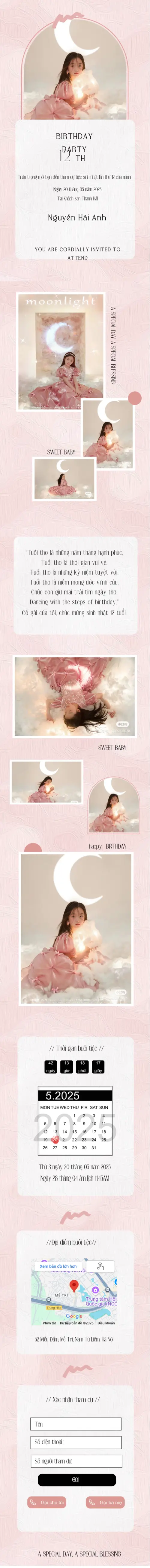 Thiệp sinh nhật online miễn phí - Thiệp sinh nhật 01 | Cinelove