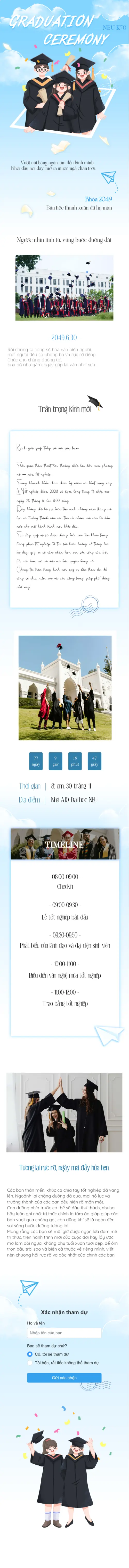 Thiệp online miễn phí - Thiệp tốt nghiệp 1 | Cinelove