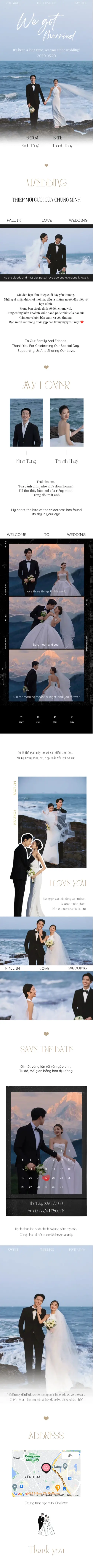 Thiệp cưới online miễn phí - Thiệp cưới 1 | Cinelove